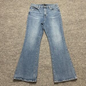 GAP Denim 70's Flare Jeans Womens Size 14/32R Blue High Rise Retro Style